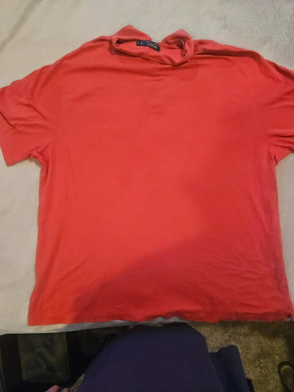Polo by Ralph Lauren Coral-Red Short Sleeve Polo